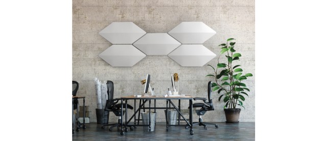 Bow sound absorbing wall panels